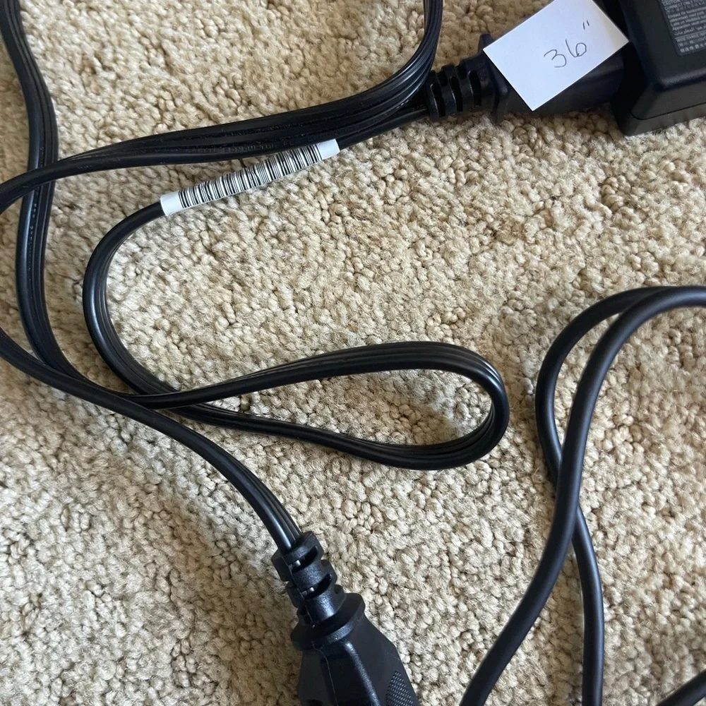 New HP 45W Power Adapter with Black Cable